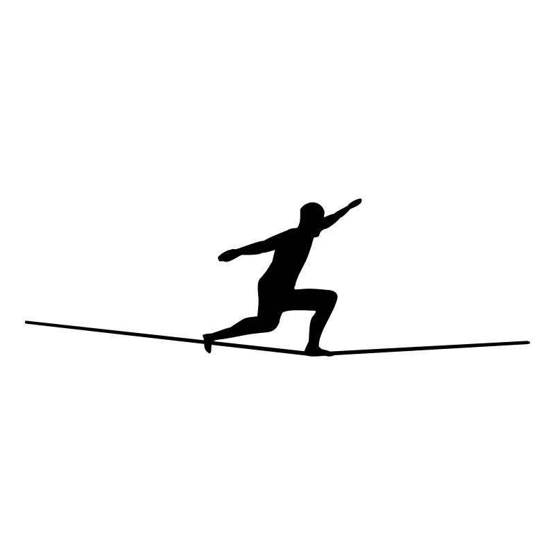 Slackline, Escalade