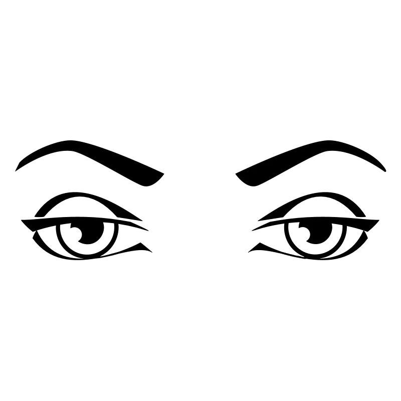 tired eyes