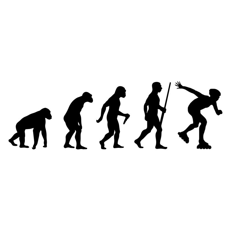 Évolution du patineur à roues alignées