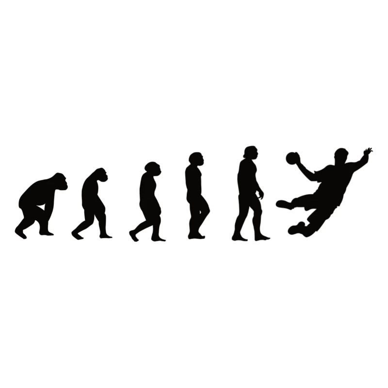 Handball Team Handballer Evolution Handball Player