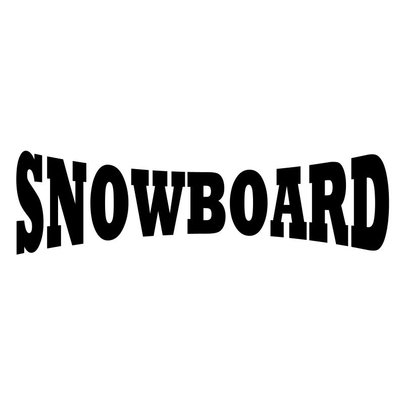 Snowboard Schriftzug