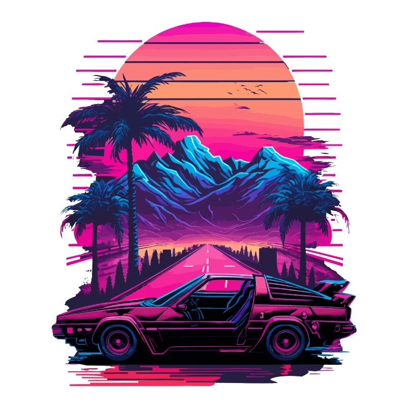Vaperwave Mountain