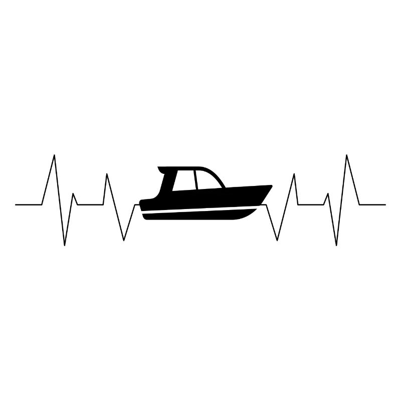 Herzschlag Boot Motorboot