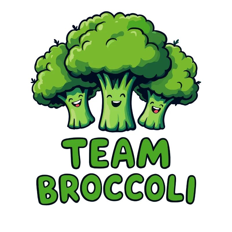 Broccoli, Vegetarian, Vegetables, Team Broccoli