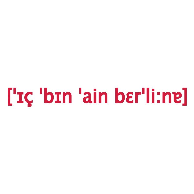 ich bin ein Berliner Lautschrift
