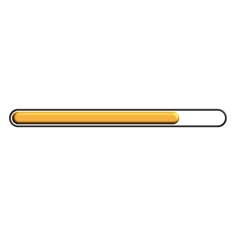 Gold loading bar (75%) great deep style