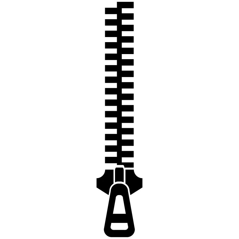 closed zipper