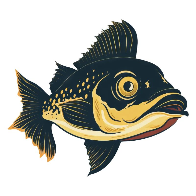 Fish pike perch angler