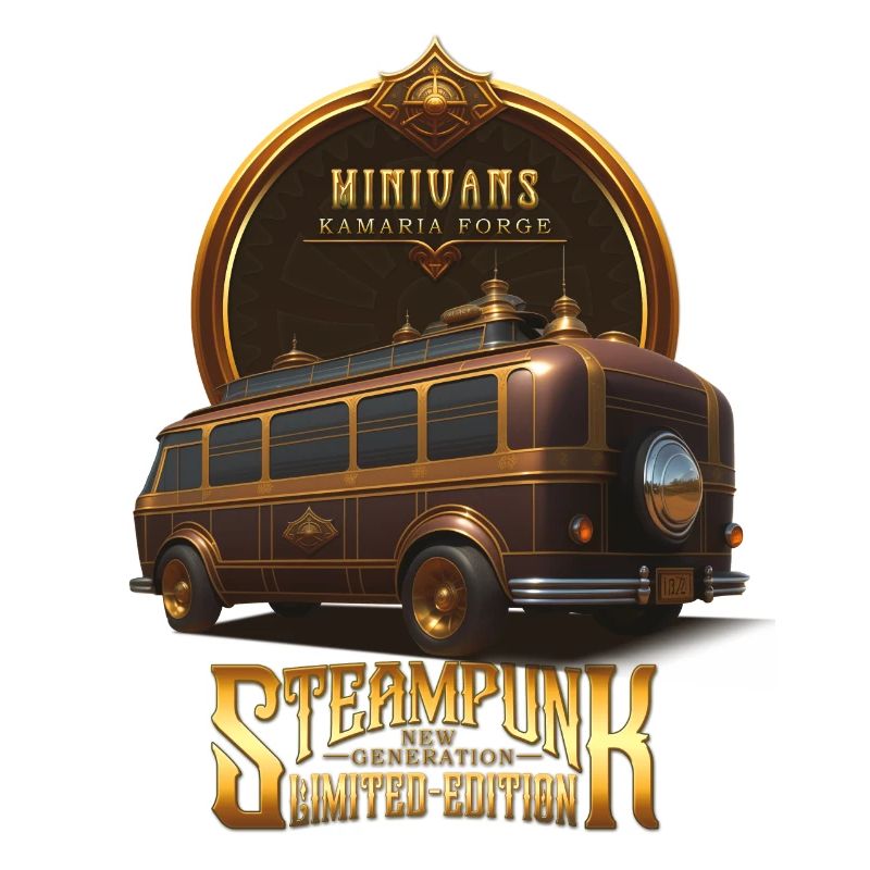 STEAMPUNK OLDTIMER OLDTIMER RETRO MINIVANS