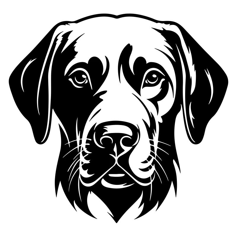 Labrador Dog Head