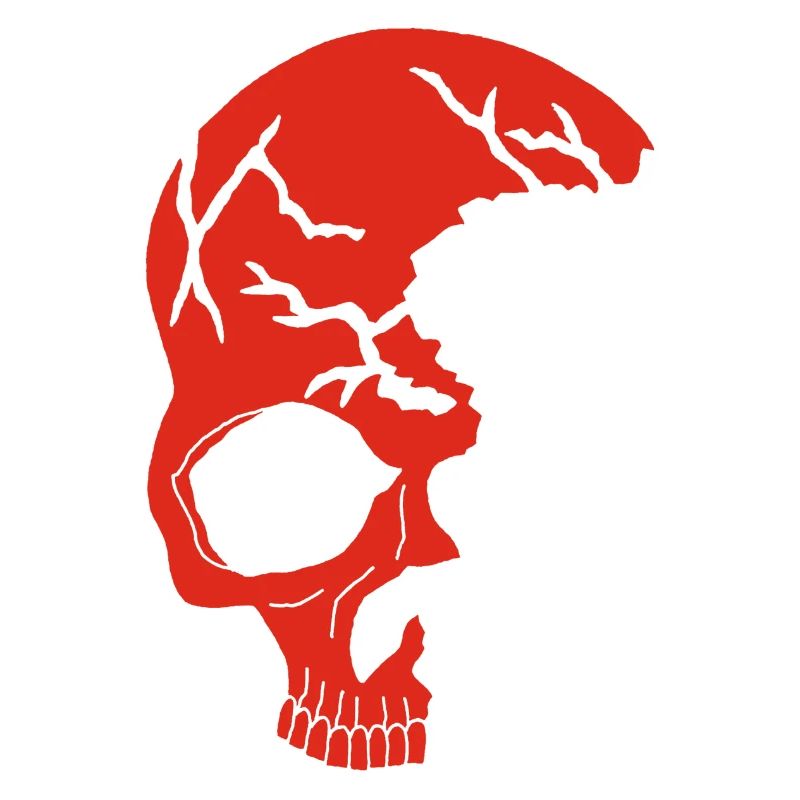 Roter Halbschädel