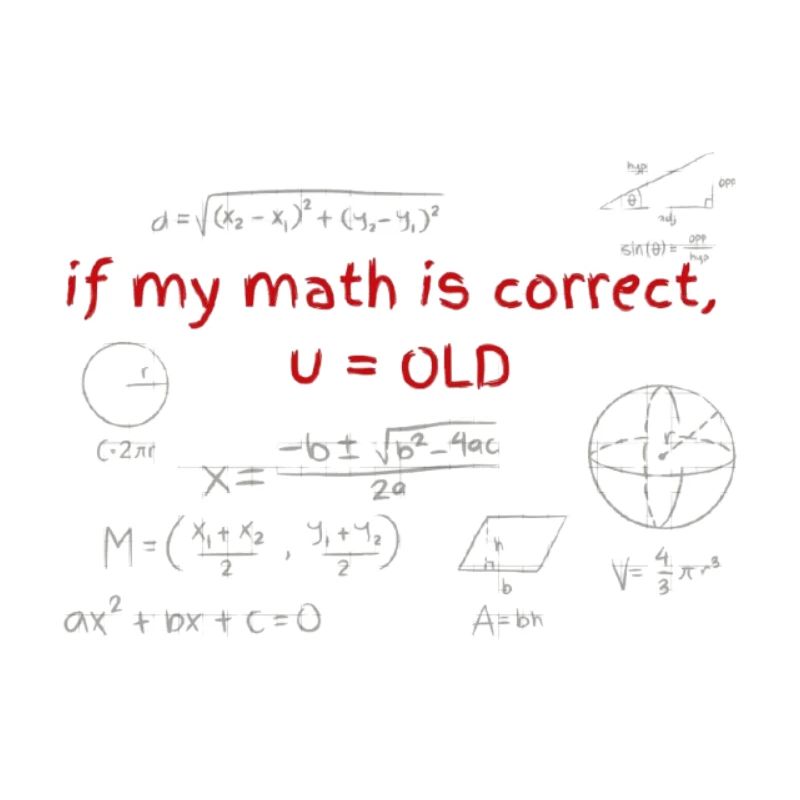 Birthday gift for math fans