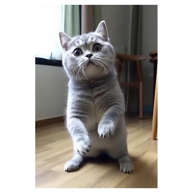 Drôle de chat mignon