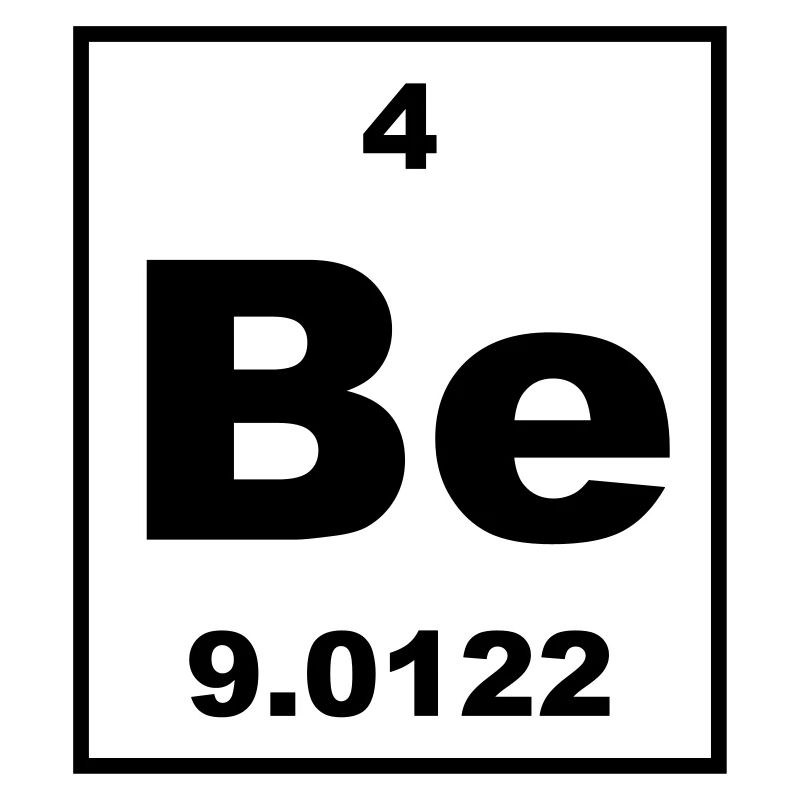 Element 004 - Be (beryllium) - Small