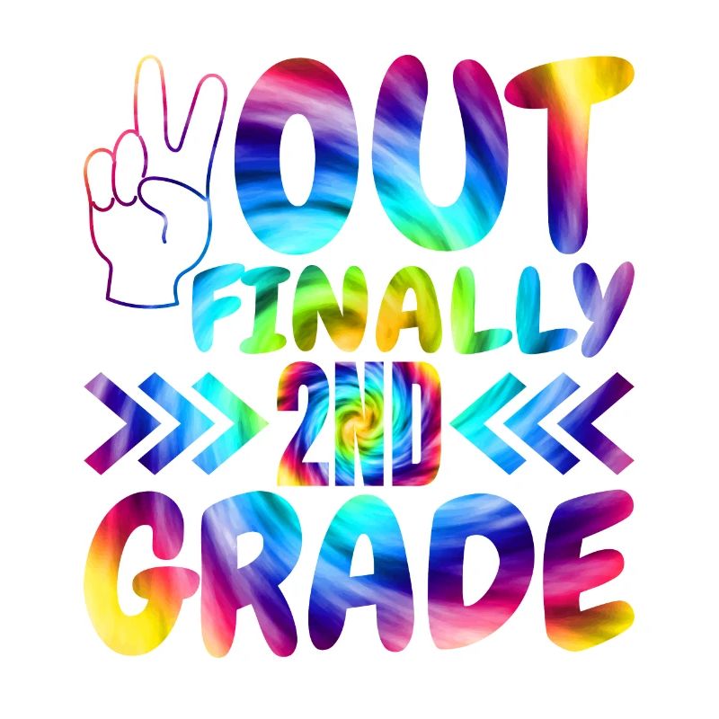 Peace Out Finally 2nd grade elementary school students