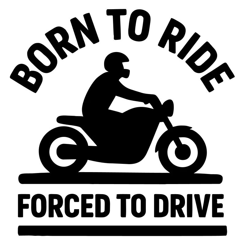 Né pour conduire, forcé de diriger une moto