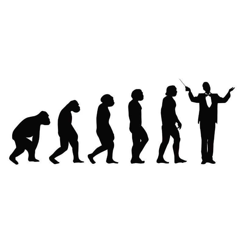 Dirigenten Evolution Musik Musiker Band Dirigent