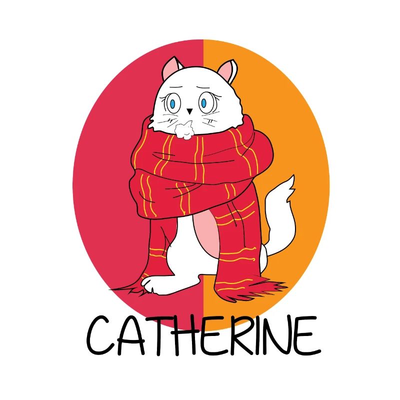Chat - froid - hiver - conception de chat