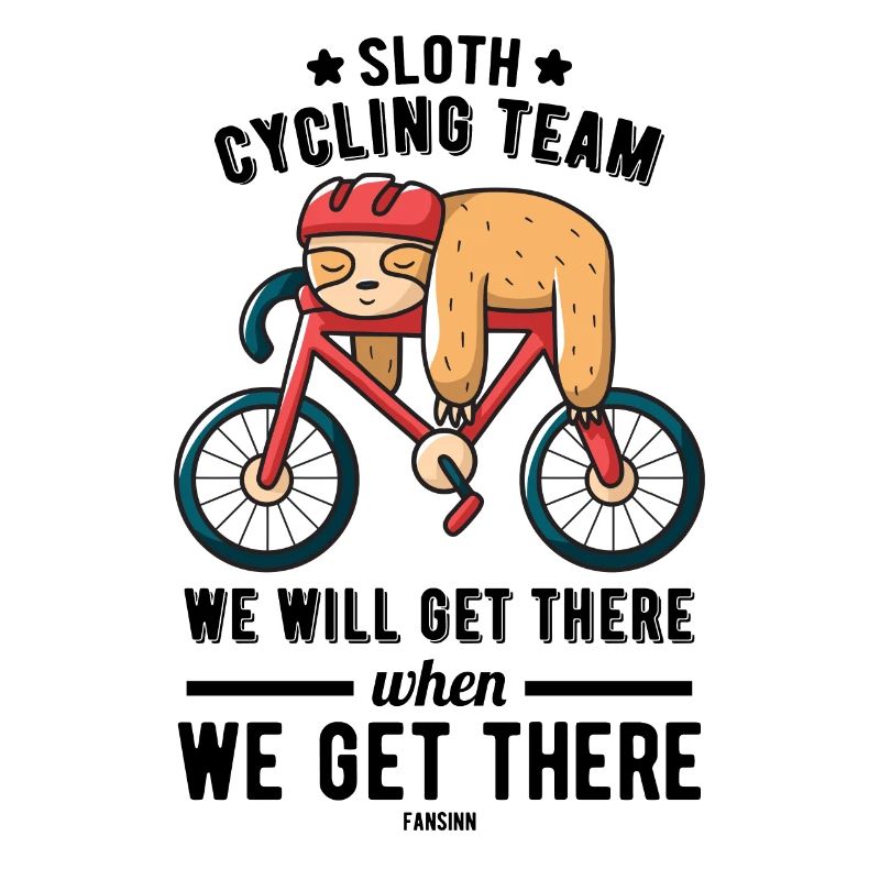 Sloth Cycling Team We Will Get There