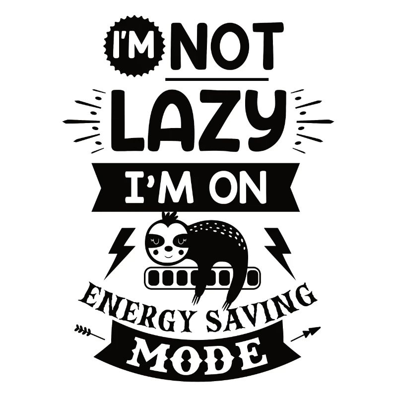 Sloth Energy Saving Mode Lazy Sloth Spell