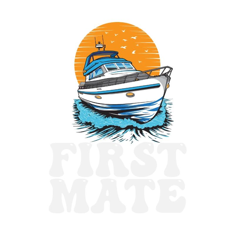 First Mate Motorboating Squad Lake Life Pontoon
