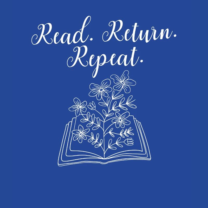 Library Worker Librarian Read Return Repeat Book