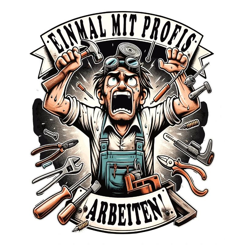 Craftsmen work with professionals for once