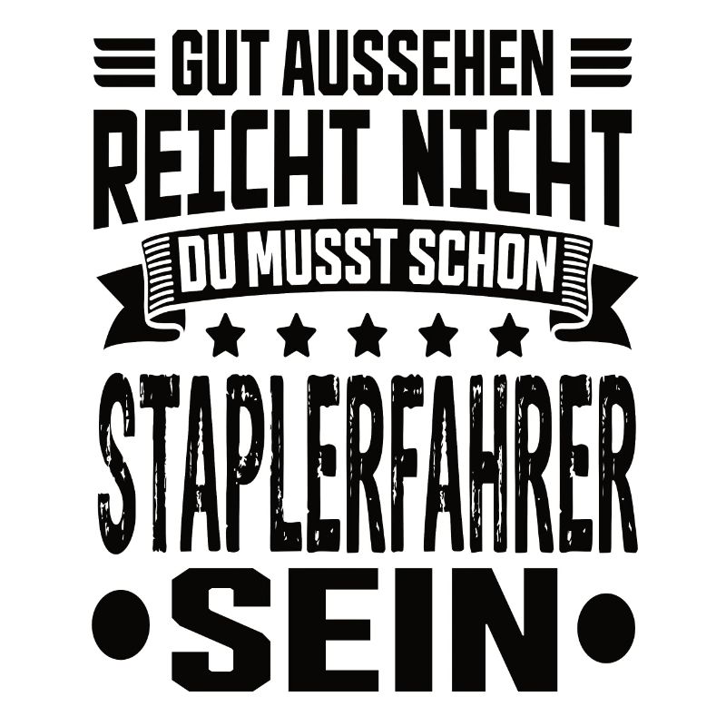 Staplerfahrer Stapler Gabelstapler Staplerfahrerin