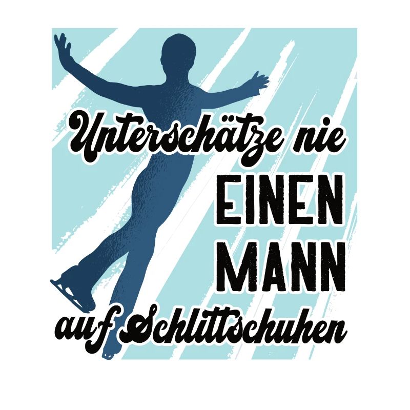 Schlittschuh Läufer Eisläufer Schlittkunstlauf Eis