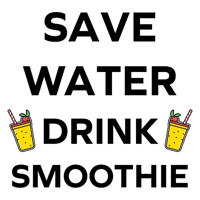 Save water drink smoothies