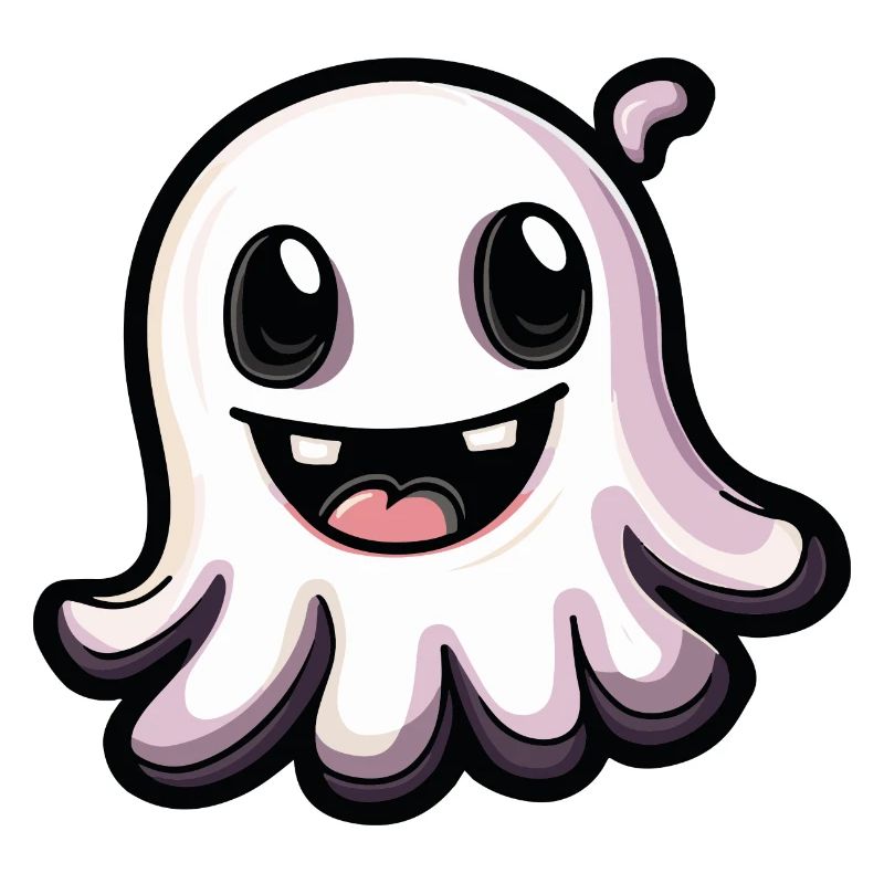 Geist Halloween Niedlich Comic