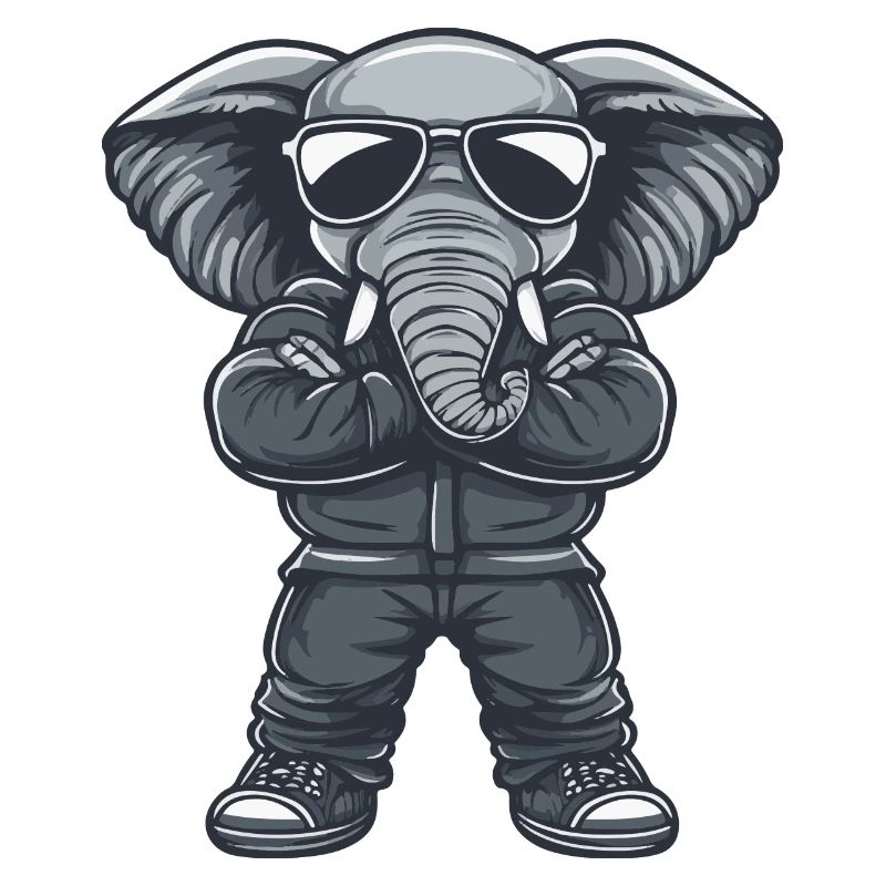 Elephant Comic Sunglasses