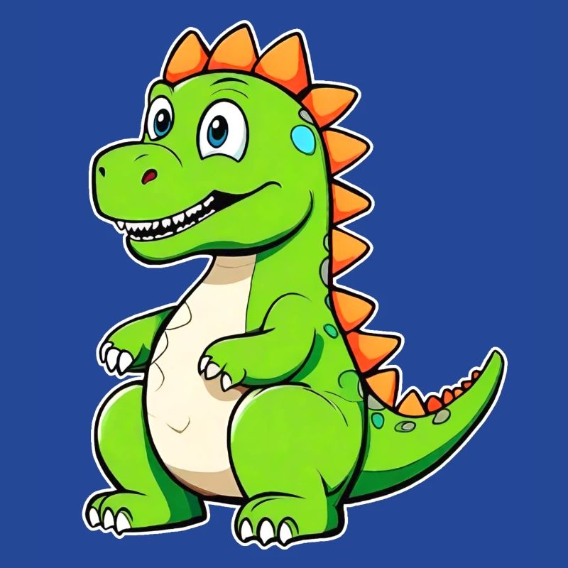 Cute Comic Dinosaur