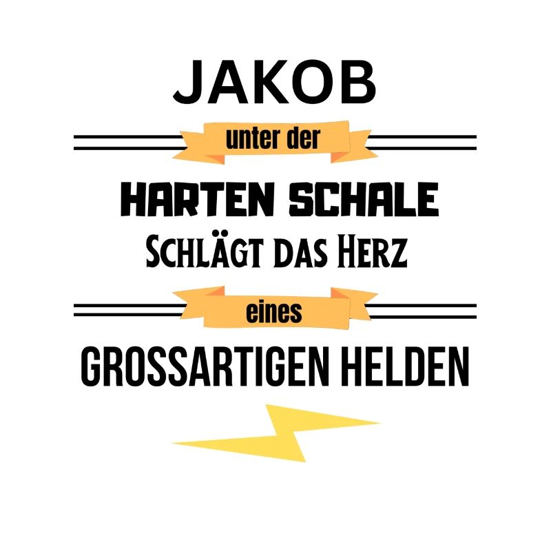Jakob unter harte Schale eines Großartigen Helden