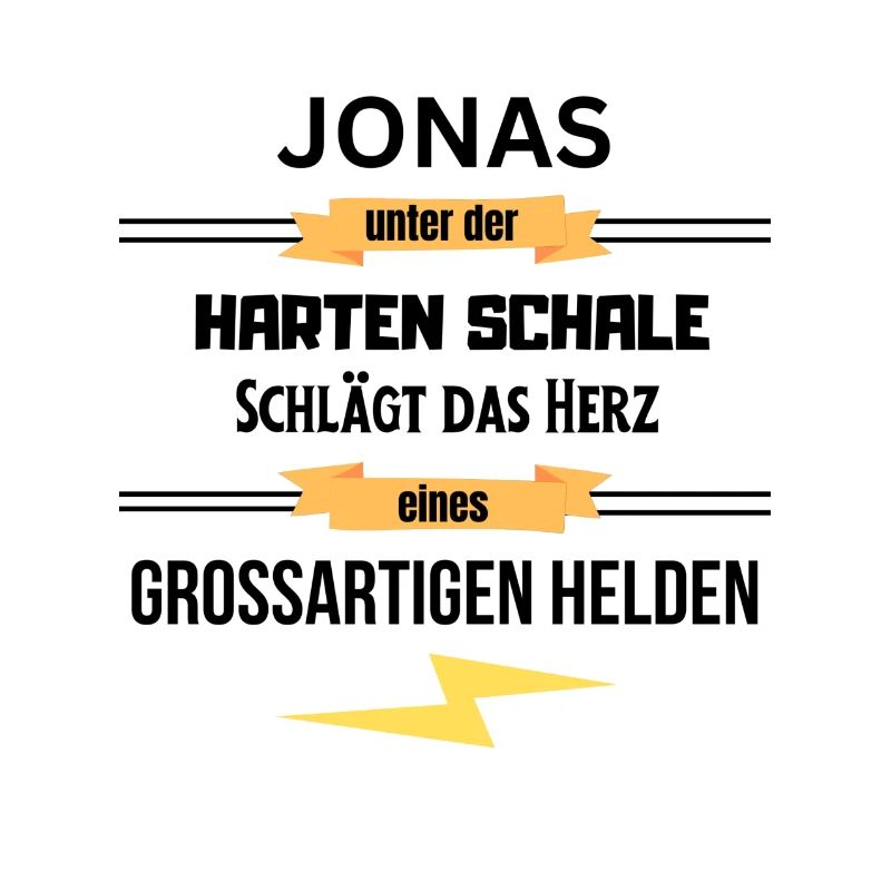 Jonas unter harte Schale eines Großartigen Helden