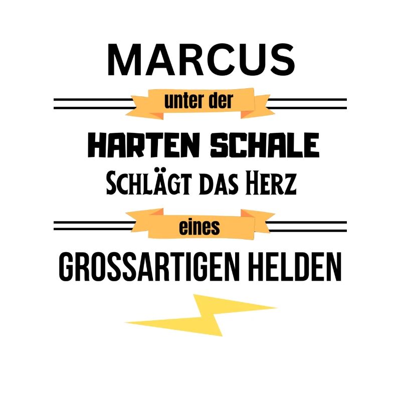 Marcus unter harte Schale eines Großartigen Helden