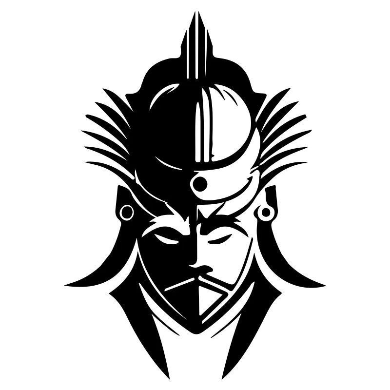 Tête de samouraï