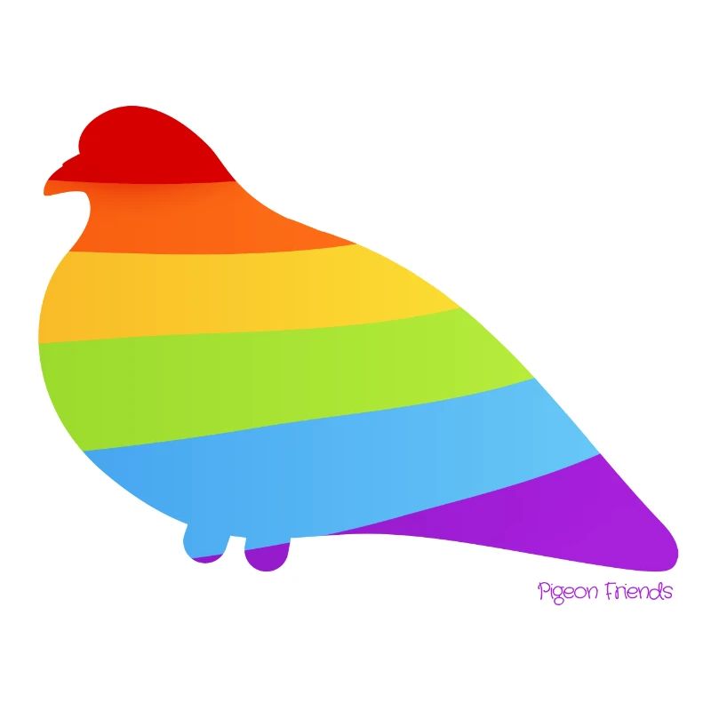 Pigeon Pride : Drapeau de la diversité !
