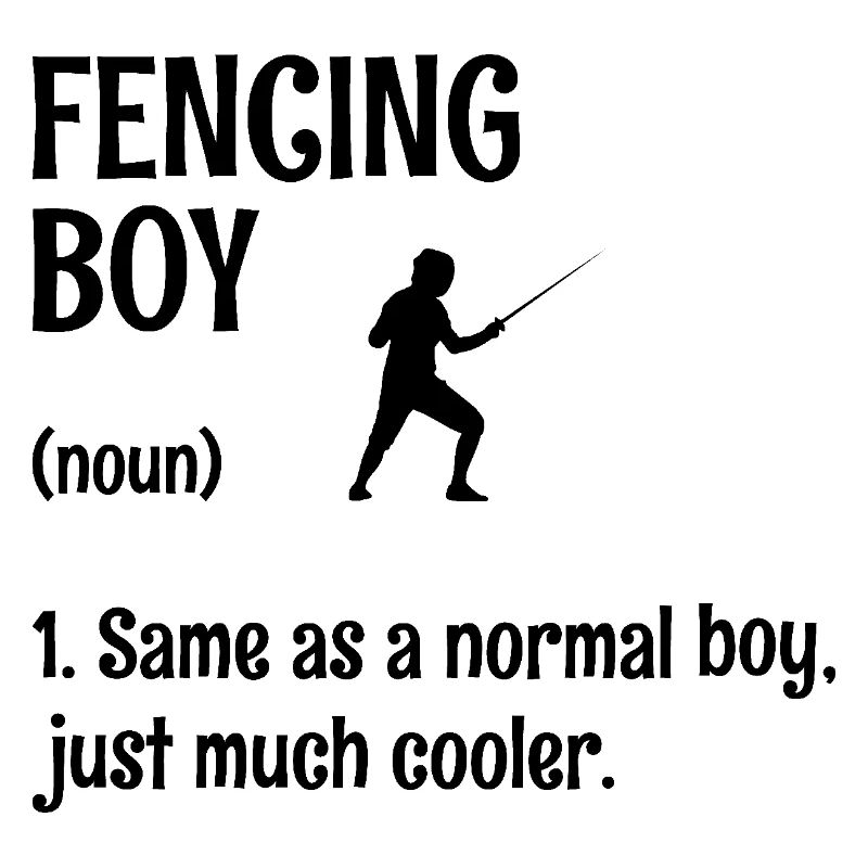 Fencing Boy Same As A Normal Boy Just Much Cooler