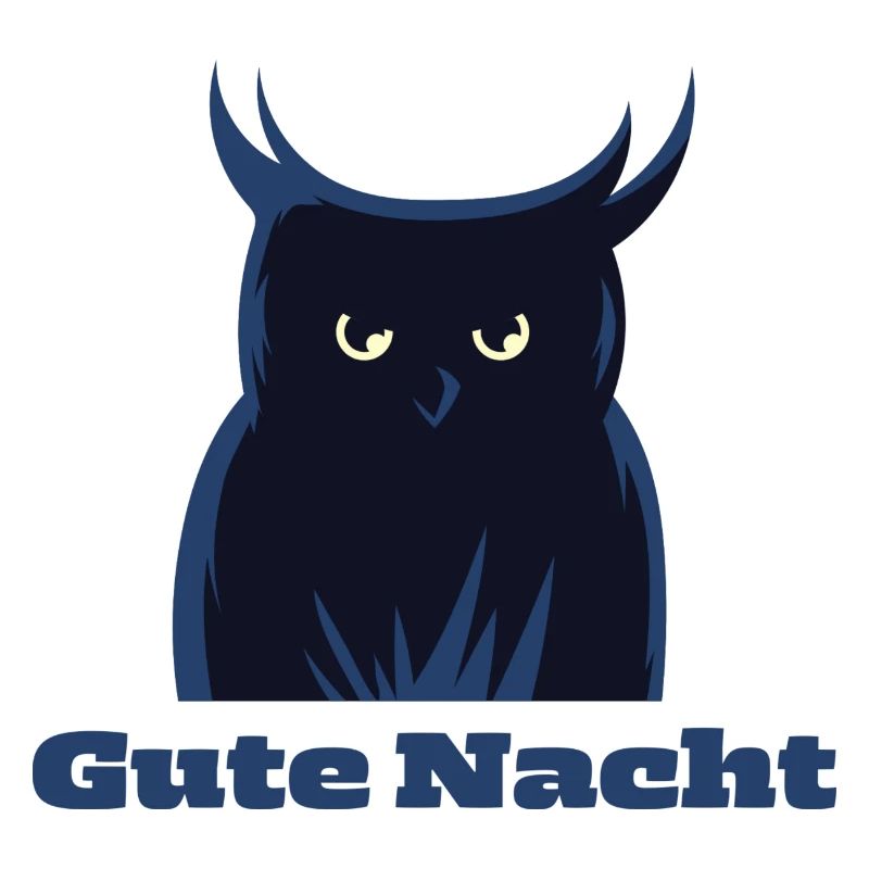 Eule Eulen gute Nacht Schlafanzug Geschenk