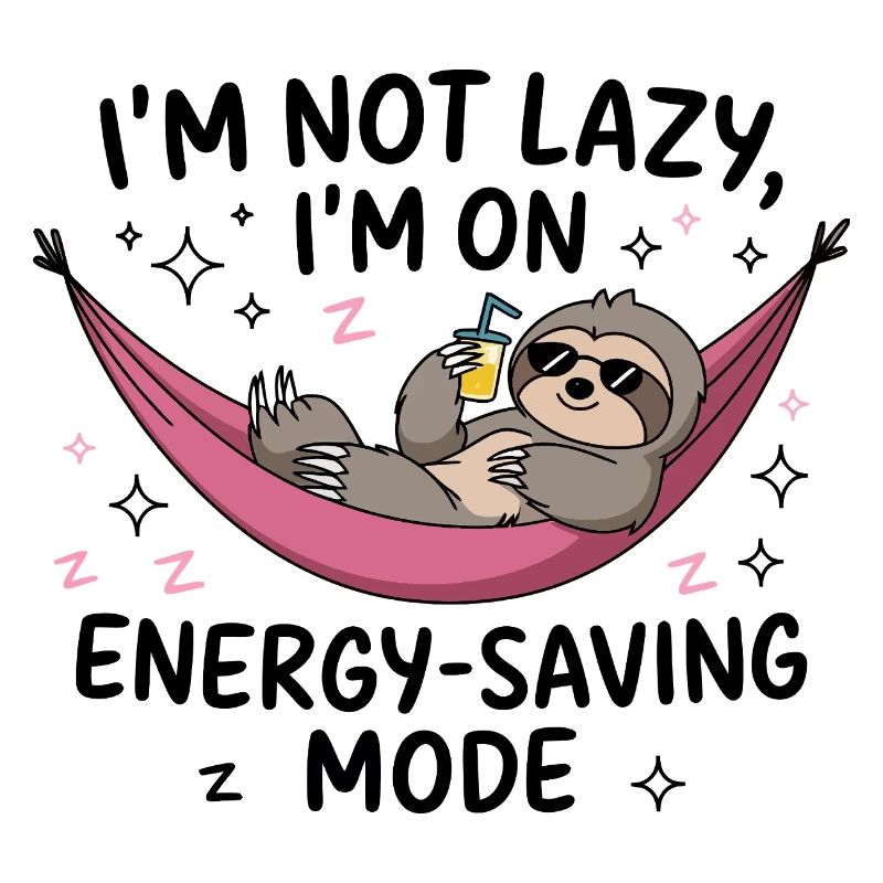Lazy Sloth Energy Saving