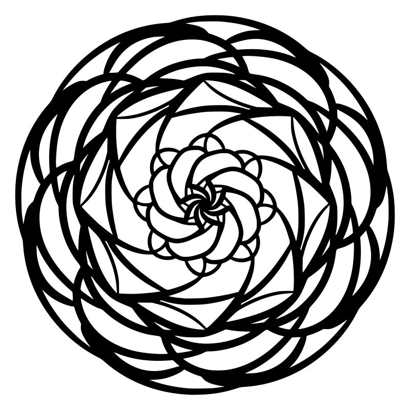 Round Mandala Pattern