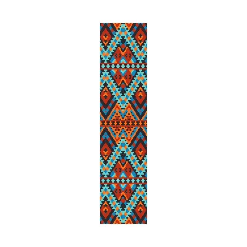 Buchstabe I- Boho-Design, buntes Monogramm