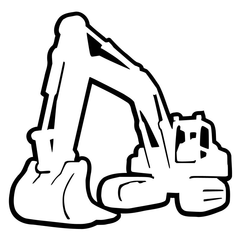 Bagger / Kettenbagger / excavator 5 - invers