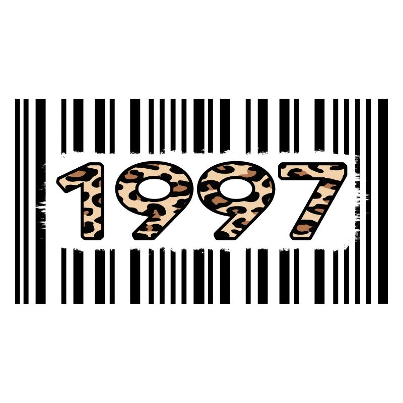 1997 Anniversaire 25 ans anniversaire Barcode Leopard