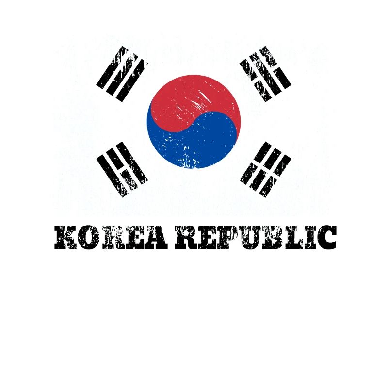 Drapeau de la République coréenne Fierté Drapeau coréen