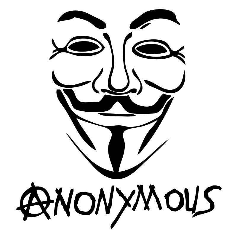 anarchy logo anonymous mask mask