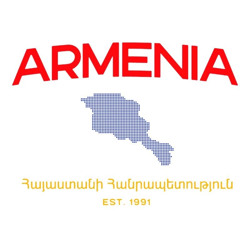 Armenia Map Script Emblem