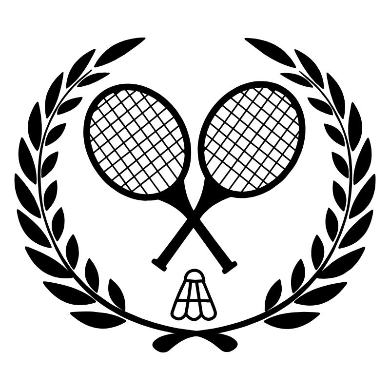 Badmintonschläger und Shooter