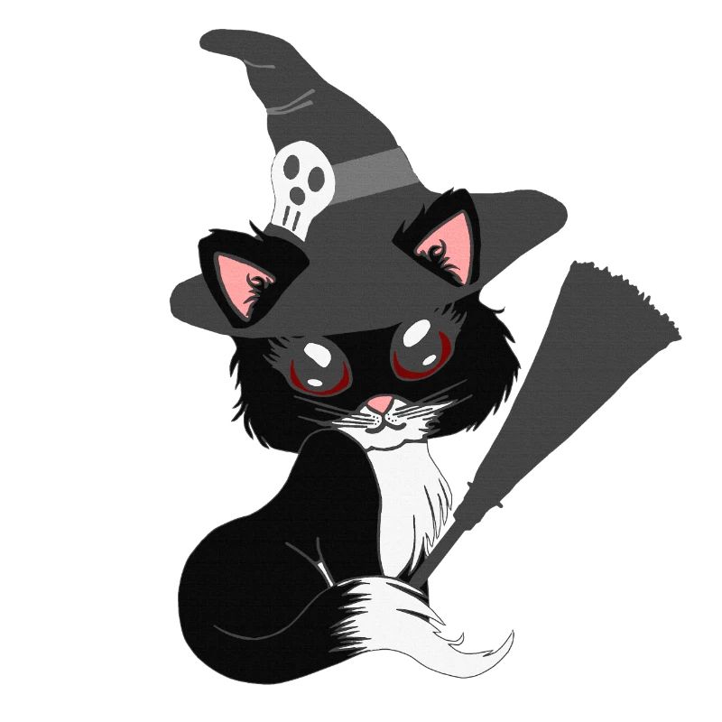 Kätzchen, hexen Design, Mädchen